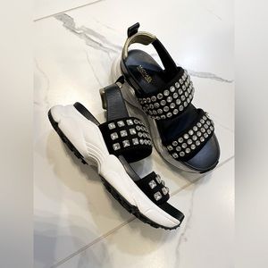 Michael Kors Jewelled 2 Strap Sporty Slide Sandal (6)